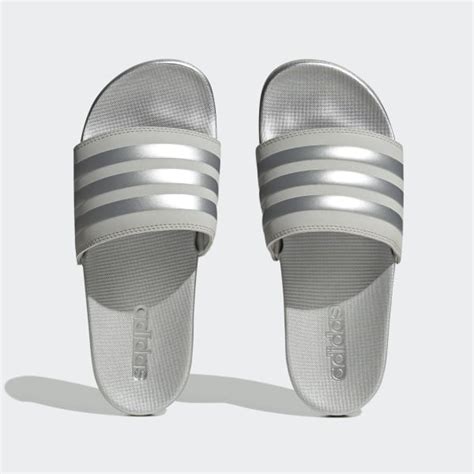 adidas adilette slipper grijs|adidas nl bad slippers.